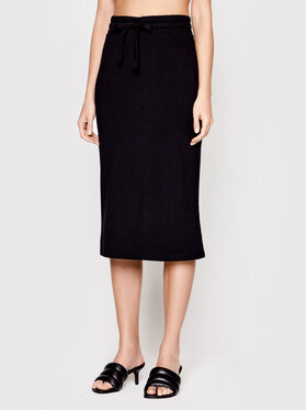 Vero Moda Vero Moda Spódnica dresowa Renew 10264006 Czarny Regular Fit
