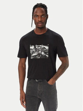 HUGO HUGO T-särk Dikems 50568628 Must Relaxed Fit
