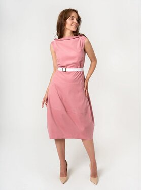 Willsoor Willsoor Sukienka codzienna 67971 Różowy Regular Fit
