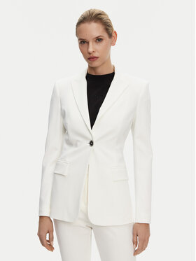 PINKO PINKO Pintsak 104903 A1L3 Valge Regular Fit