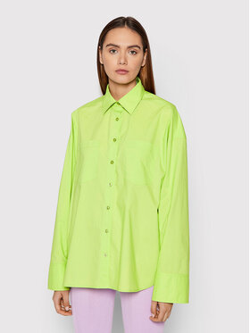 Remain Marškiniai Nalia RM828 Žalia Oversize