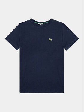Lacoste Lacoste Тишърт TJ1122 Тъмносин Regular Fit