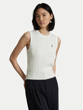 Polo Ralph Lauren Polo Ralph Lauren Kamizelka 211971882001 Biały Slim Fit