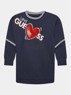 Guess Guess Sukienka codzienna K3YK21 KA6R0 Granatowy Regular Fit