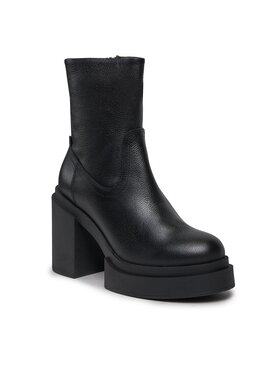 Bronx Bronx Polokozačky Ankle boots 34292-U Černá