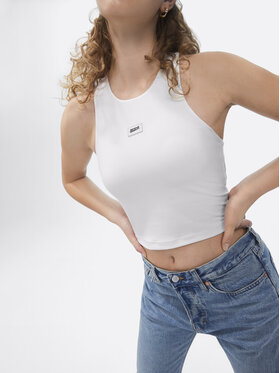 Sprandi Sprandi Top SP22-TPD101 Blanc Slim Fit