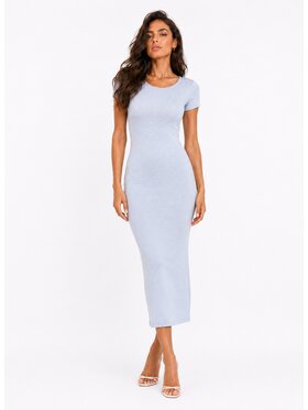 Agatha Studio Agatha Studio Sukienka dzianinowa A26LS-SU-K04 Niebieski Slim Fit