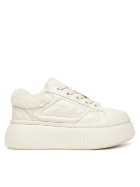KARL LAGERFELD KARL LAGERFELD Sneakersy Kreeper Lo KL42312A Écru