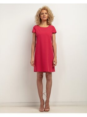 Tessita Tessita Koktejlové šaty SUKIENKA_T441 _5_XXL Červená Loose Fit