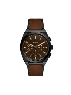Fossil Fossil Zegarek Everett FS6108 Brązowy