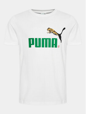 Puma Majica Classics No.1 Logo Celebration 622182 Bela Regular Fit