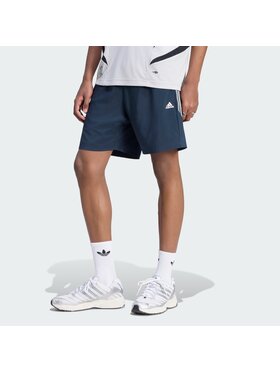 adidas adidas Szorty materiałowe 159225 Błękitny Regular Fit