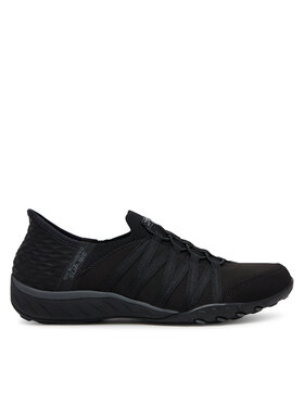 Skechers Skechers Сникърси Breathe Easy - Roll With Me 100593/BBK Черен