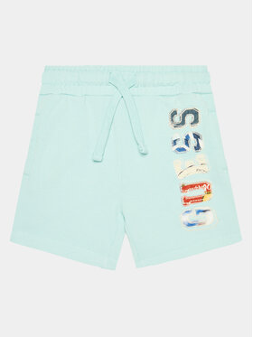 Guess Guess Pantaloni scurți sport N4GD04 KA6R3 Albastru Relaxed Fit