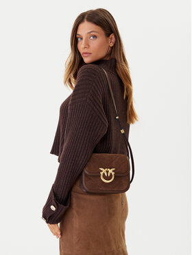 PINKO PINKO Geantă Love Box Bag Fl Mini AI 25-26 PLTT 104297 A2JH Maro