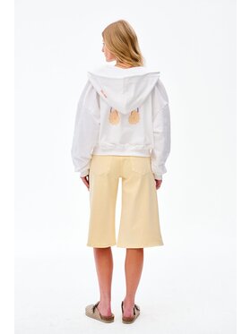 NAOKO NAOKO Bluza O137 Kremowy Oversize