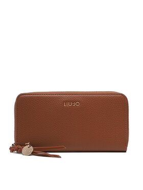 Liu Jo Liu Jo Veľká dámska peňaženka Ecs Xl Zip Around AA3295 E0086 Hnedá