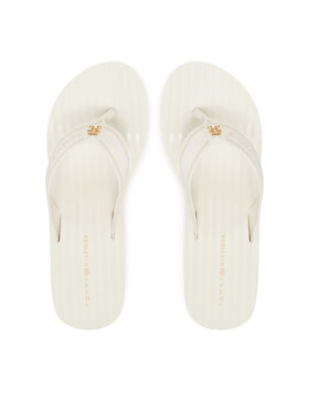 Tommy Hilfiger Tommy Hilfiger Infradito Th Stripes Wedge Beach Sandal FW0FW08521 Bianco