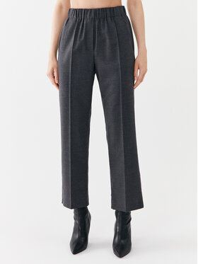 Weekend Max Mara Weekend Max Mara Hlače iz tkanine Cambra 2351360833 Siva Regular Fit