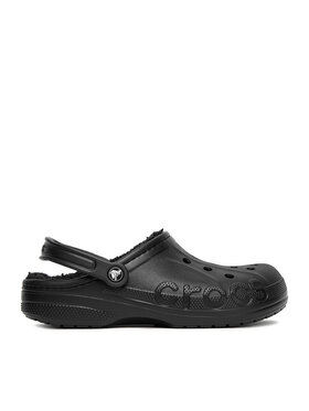 Crocs Crocs Natikači C-BAYA LINED CLOG 205969-060 Črna
