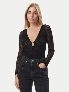 KARL LAGERFELD KARL LAGERFELD κορμάκι B4W47014 Μαύρο Slim Fit
