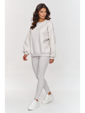 Makadamia Makadamia Dres A1 Beżowy Loose Fit