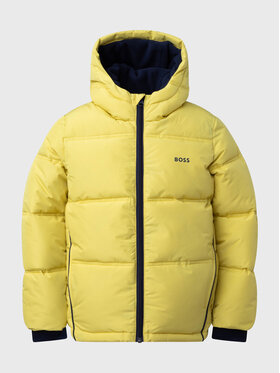 Boss Boss Kurtka puchowa J26488 M Żółty Regular Fit