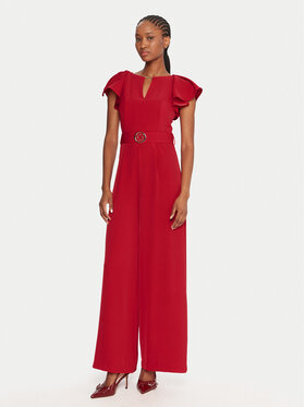 Rinascimento Rinascimento Jumpsuit CFC0125317003 Rot Regular Fit