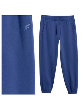 4F 4F Spodnie dresowe 4FWMM00TTROM1140-031S Granatowy Regular Fit
