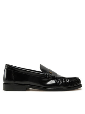 Tommy Hilfiger Tommy Hilfiger Mokasinke Loafer Abrasivato Leather FW0FW08617 Crna