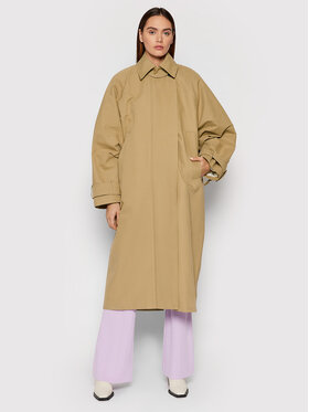 Remain Remain Kevad-sügis mantel Koko RM937 Beež Loose Fit