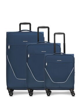 Stratic Stratic Komplet walizek 276300 Błękitny