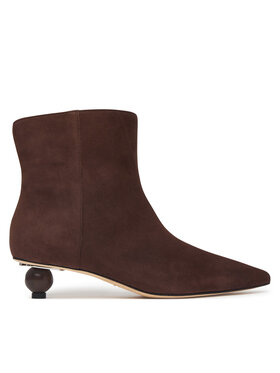 Weekend Max Mara Weekend Max Mara Botki Wkacapanna 2625796014 Brązowy ciemny