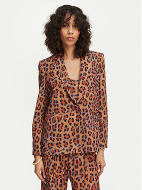 LOLA CASADEMUNT LOLA CASADEMUNT Σακάκι MS2602005 Καφέ Straight Fit