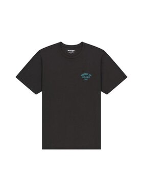 Wrangler Wrangler T-Shirt SMALL LOGO TEE 112362800 Czarny Regular Fit
