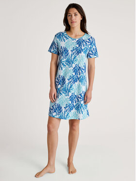 Calida Calida Nočná košeľa 34157 Modrá Comfortable Fit