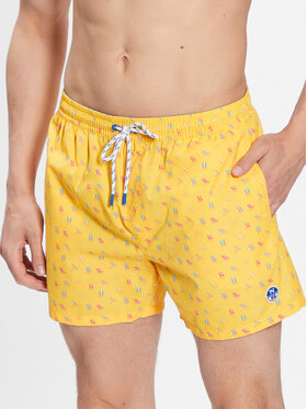 North Sails North Sails Plavecké šortky Volley 673573 Žlutá Regular Fit