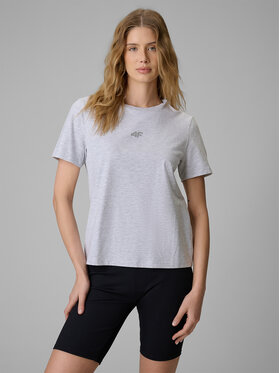4F 4F T-Shirt NOS Szary jasny Regular Fit