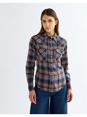 Wrangler Wrangler Koszula WESTERN SHIRT Kolorowy Slim Fit