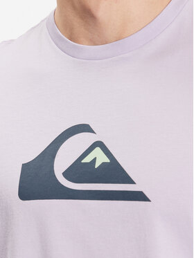 Quiksilver T-shirt Comp Logo EQYZT06534 Ljubičasta Regular Fit