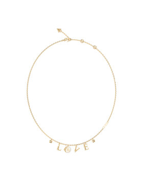 Guess Guess Ogrlica JUBN05 032JW Zlatna