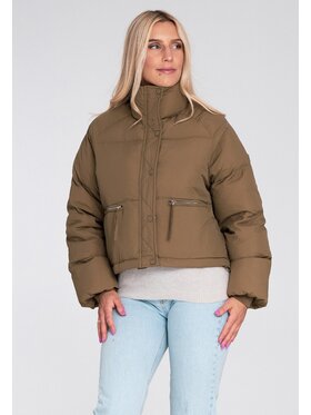 FIGL FIGL Vatovaná bunda M1227 Béžová Regular Fit