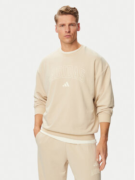 adidas adidas Felpa Seasonal Essentials Collegiate French Terry Crew KF4253 Beige Regular Fit