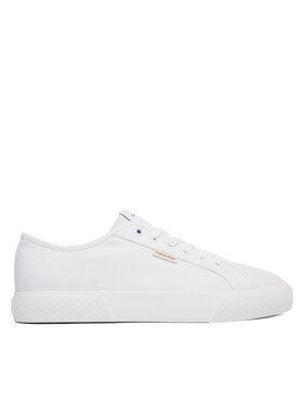 Calvin Klein Calvin Klein Plátenky Vulc Laceup Cv HM0HM02121 Biela