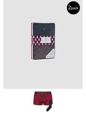 Tommy Hilfiger Tommy Hilfiger Bokserki TRUNK & SOCK SET Bordowy