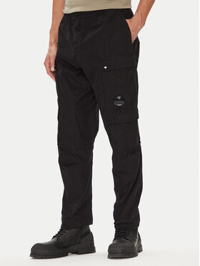 C.P. Company C.P. Company Spodnie materiałowe 19CMPA173A110324G Czarny Regular Fit