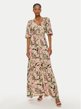 Roxy Roxy Letní šaty Peaceful Swell Again ERJWD03789 Barevná Regular Fit