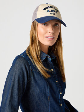 Wrangler Wrangler Czapka TRUCKER CAP Beżowy