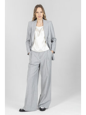 Deni Cler Milano Deni Cler Milano Spodnie materiałowe W-DC-5202-F2-A1-81-1 Szary Loose Leg