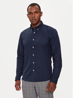 Lindbergh Lindbergh Hemd 30-203174 Dunkelblau Slim Fit